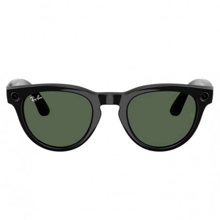 Óculos de Sol Ray-Ban Meta Headliner Gen 2 RW4013 WiFi IA 32GB- F Shiny Black/L G-15 Green
