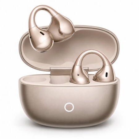 Fone de Ouvido Realme Buds Clip RMA2418 Wireless - Dourado Titanium