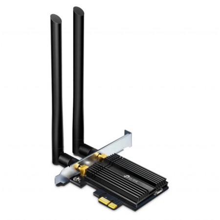Adaptador TP-Link PCI Express Archer TX50E WiFi 6 Dual Band AX3000 5GHz 2402Mbps - Preto