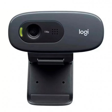 Webcam Logitech C270 HD 720P 30 FPS Microfone Integrado 960-000694 - Negro