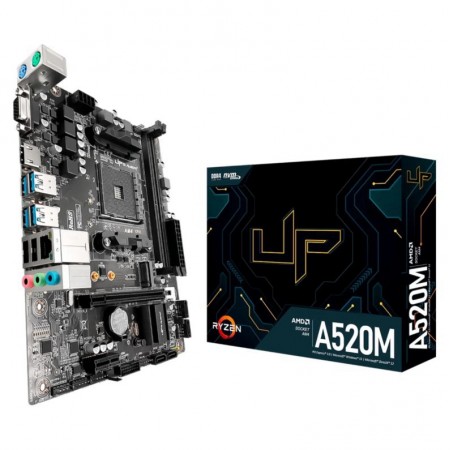 Placa Madre UP Gamer A520M DDR4 Socket AM4 Chipset AMD A520 Micro ATX