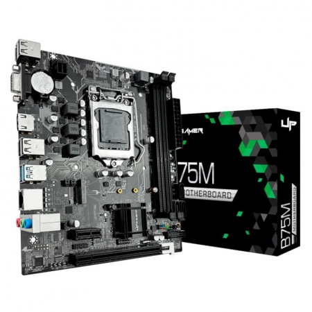 Placa Mãe UP Gamer B75M DDR3 Socket LGA 1155 Chipset Intel B75 Micro ATX