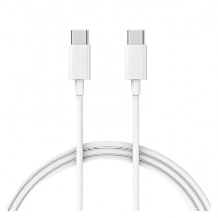 Cable Xiaomi 6A Braided BHR087KGL USB-C para USB-C 1 Metro - Blanco