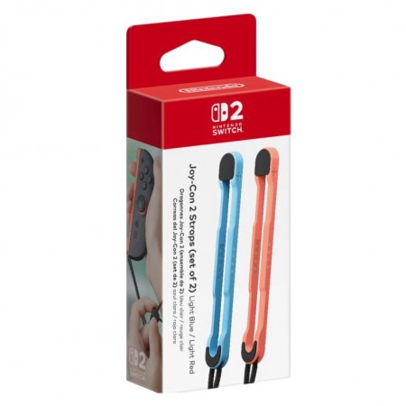 Kit 2 Straps para Joy-Con Nintendo Swith 2 - Azul e Vermelho