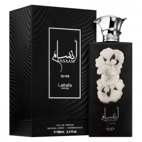 Perfume Lattafa Ansaam Silver Eau de Parfum Unissex 100ml