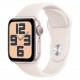 Apple Watch SE 3 2025 MEH34X/A Caixa Alumínio 40mm Estelar - Esportiva Estelar S/M