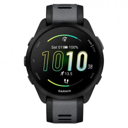Smartwatch Garmin Forerunner 165 010-02863-AA/AC - Preto e Cinza
