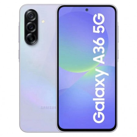 Celular Samsung Galaxy A36 5G A366E 256GB 8GB RAM Dual SIM Tela 6.7" - Lavanda (Caja Slim)