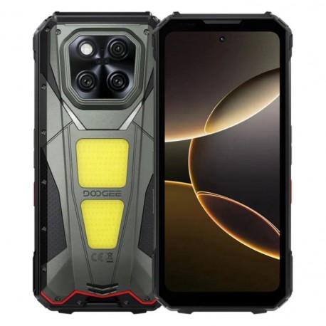Celular Doogee V Max LR 512GB 16GB RAM Dual SIM Tela 6.78 + Capa - Prata