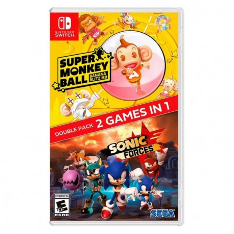 Jogo Sonic Forces + Super Monkey Ball: Banana Blitz para Nintendo Switch