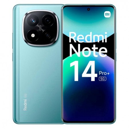 Celular Xiaomi Redmi Note 14 Pro+ 5G 256GB 12GB RAM Dual SIM 6.67"- Verde(Software Chino)