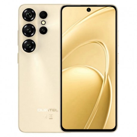 Celular Oukitel C26 128GB 4GB RAM Dual SIM Tela 6.63" - Dorado