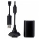 CARGADOR CON BATERIA XBOX 360 PARALELO NEGRO