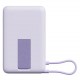 Carregador Portátil Xiaomi Magnetic Power Bank BHR08PAGL 10000mAh - Roxo
