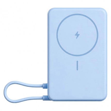 Carregador Portátil Xiaomi Magnetic Power Bank BHR08PCGL 10000mAh - Azul