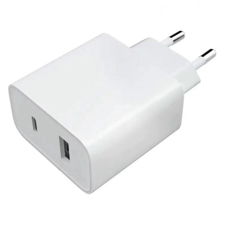 Carregador Xiaomi Mi Wall Charger AD332EU 33W USBA/USBC - Branco