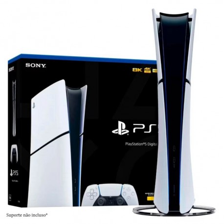 Console Sony Playstation 5 Slim CFI-2116B 825GB  Edição Digital Europeu - Branco