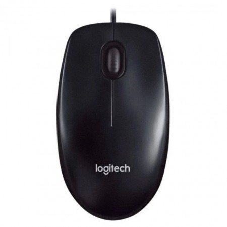 Mouse Logitech M90 1000 DPI con Cable - Negro