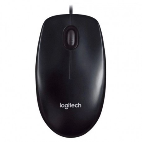 Mouse Logitech M90 1000 DPI com Fio - Preto