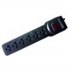 Filtro de Linea Satellite A-R05 6 Tomadas - Negro