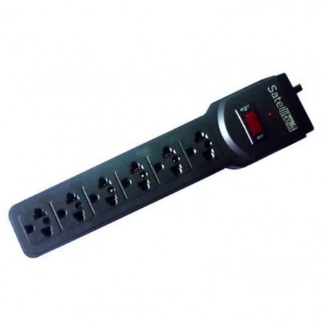 Filtro de Linha Satellite A-R05 6 Tomadas - Preto