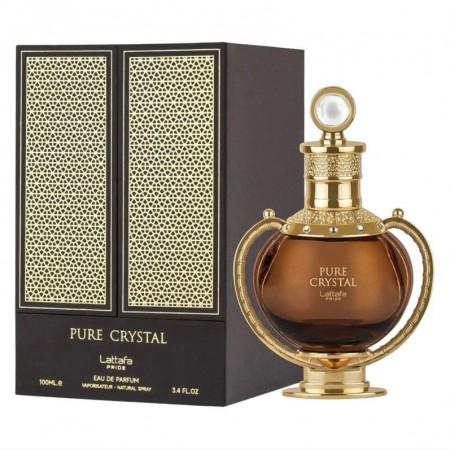 Perfume Lattafa Pure Crystal Eau de Parfum Unissex 100ml