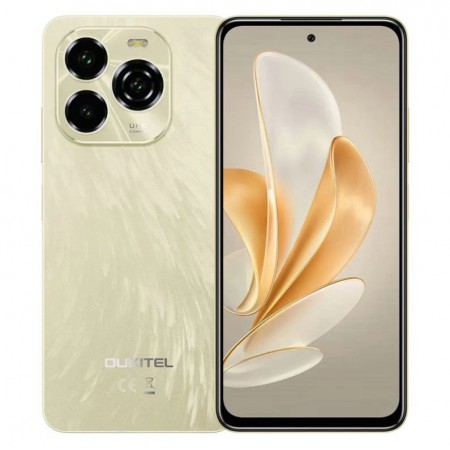 Celular Oukitel C65 128GB 4GB RAM Dual SIM Tela 6.7" 50MP - Dourado