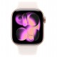 Apple Watch Series 11 MEV74LW/A Caja Alumínio 46mm Ouro Rosado - Deportiva Blush Claro