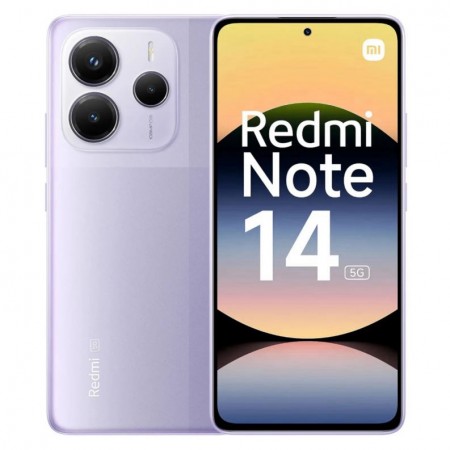 Celular Xiaomi Redmi Note 14 5G 256GB 8GB RAM Dual SIM Pant 6.67"- Lila(Caja Slim) Global