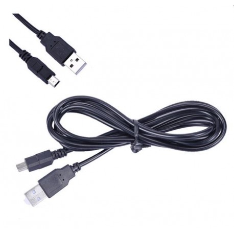 CABO PARA CARREGAR CONTROLE PS3 PRETO