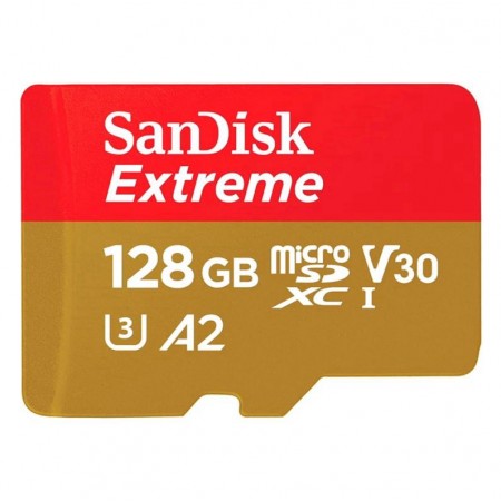 Cartão de Memória Micro SD SanDisk Extreme 128GB 160MBs - SDSQXA1-128G-GN6MA