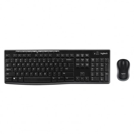 Kit Teclado y Mouse Logitech MK270 920-004432/4426 Wireless Español - Negro