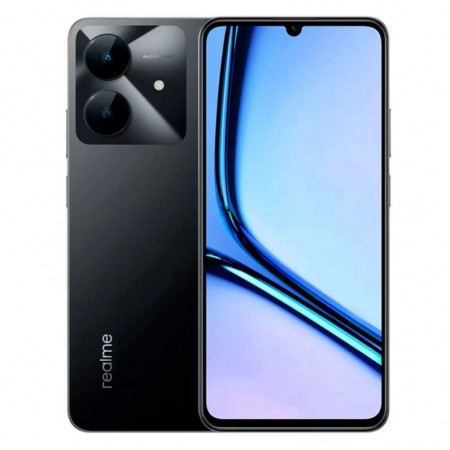 Celular Realme Note 60x RMX3938 64GB 4GB RAM Dual SIM Tela 6.74" 8MP - Negro (Anatel)