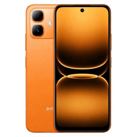 Celular Infinix Smart 20 X6840 128GB 4GB RAM Dual SIM Tela 6.78" - Naranjado