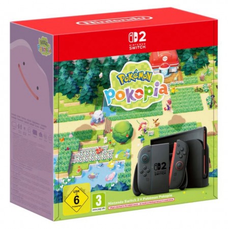 Console Nintendo Switch 2 Pokémon Pokopia 256GB Digital UK - Cinza