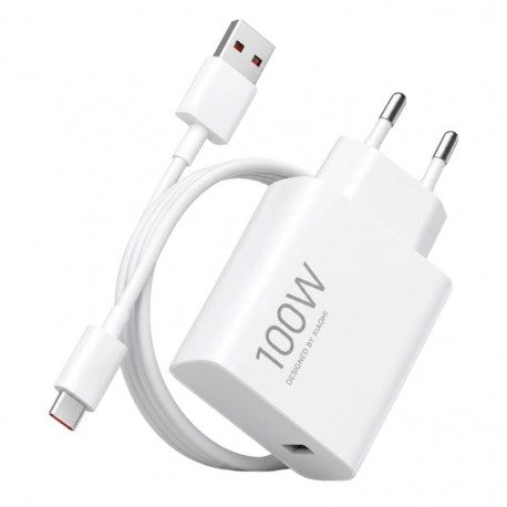 Cargador Xiaomi Charging Combo BHR095UUS 100W USB-A - Blanco