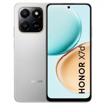 Celular Honor X7D 256GB 6GB RAM Dual SIM Tela 6.77" NFC - Silver