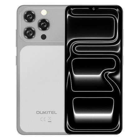 Celular Oukitel C17 128GB 4GB RAM Dual SIM Tela 6.52" - Silver