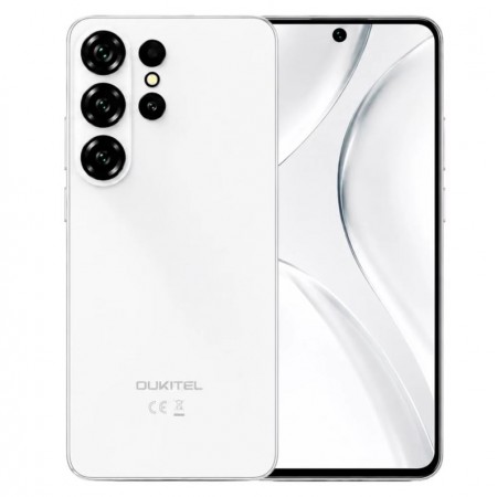 Celular Oukitel C26 128GB 6GB RAM Dual SIM Tela 6.63" - Blanco