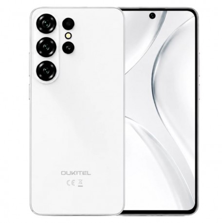 Celular Oukitel C26 128GB 6GB RAM Dual SIM Tela 6.63" - Branco