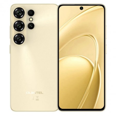 Celular Oukitel C26 128GB 6GB RAM Dual SIM Tela 6.63" - Dorado