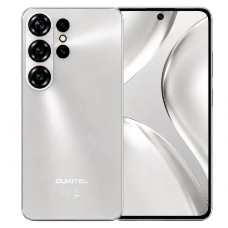 Celular Oukitel C26 128GB 6GB RAM Dual SIM Tela 6.63" - Titanio