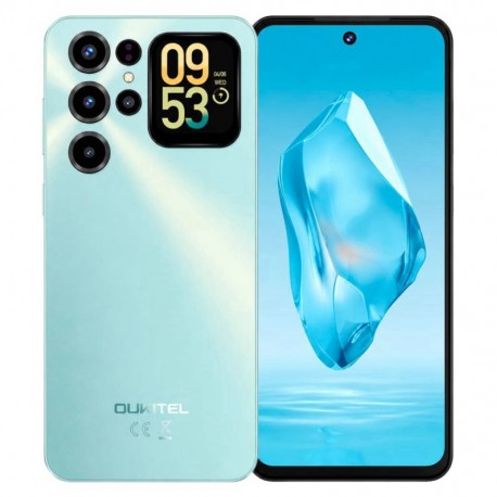 Celular Oukitel C68 Plus 128GB 4GB RAM Dual SIM NFC Tela 6.72" - Azul