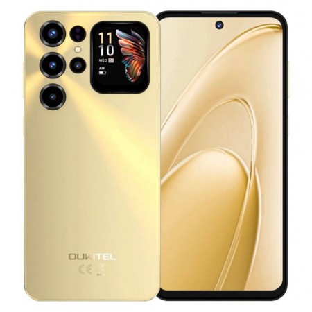 Celular Oukitel C68 Plus 512GB 8GB RAM Dual SIM NFC Tela 6.72" - Dorado