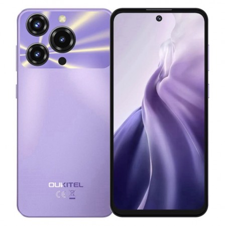 Celular Oukitel C69 512GB 8GB RAM Dual SIM Tela 6.72" - Lila