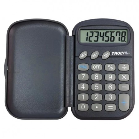 Calculadora Truly 319A-8  8 Dígitos - Cinza