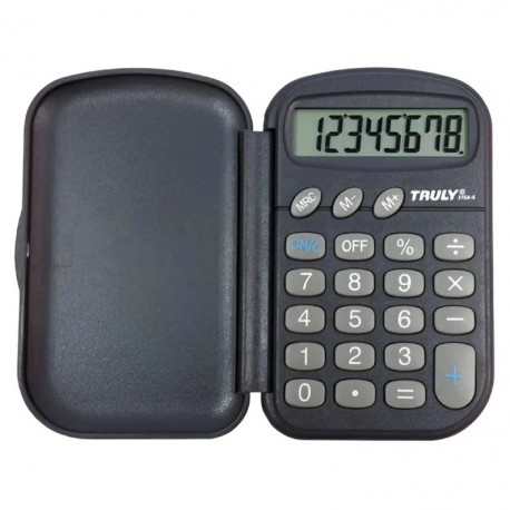 Calculadora Truly 319A-8  8 Dígitos - Cinza