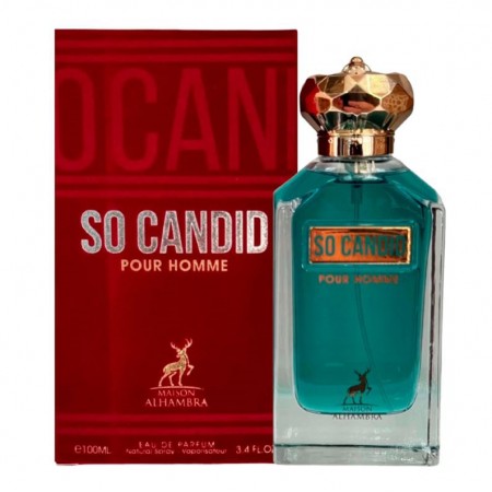 Perfume Maison Alhambra So Candid Pour Homme Eau de Parfum Masculino 100ml