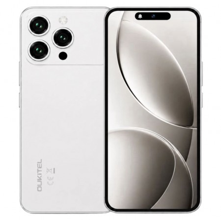 Celular Oukitel P1 Pro 256GB 4GB RAM Dual SIM Tela 6.7" - Prata