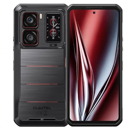 Celular Oukitel WP300 5G 512GB 12GB RAM Dual SIM Tela 6.8" - Preto